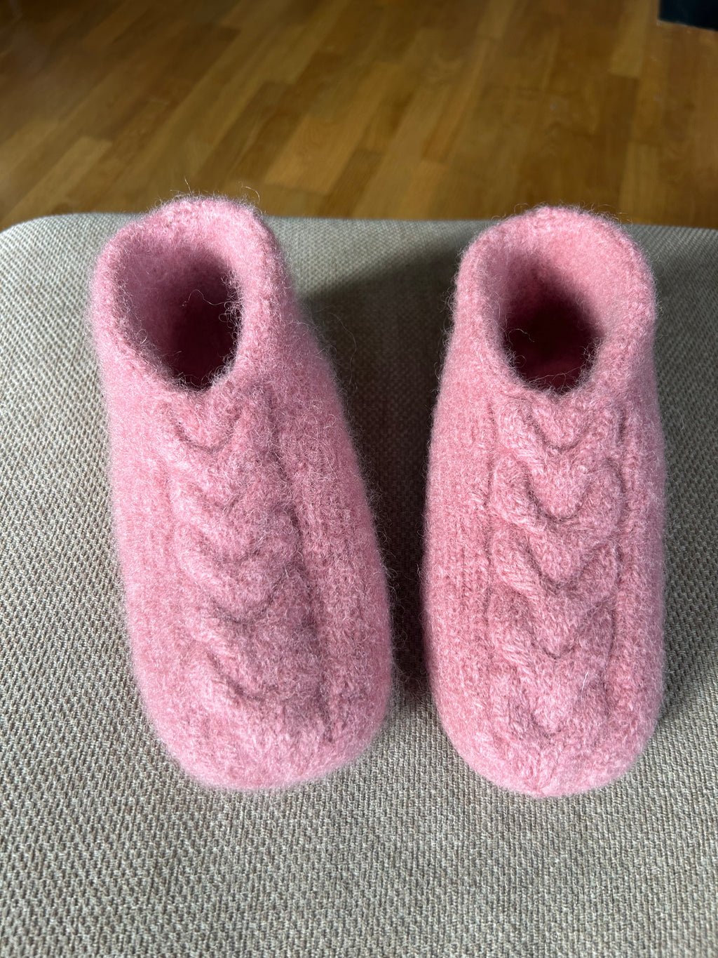 Heartshaped slippers
