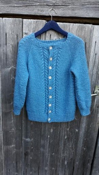 Airy flettecardigan
