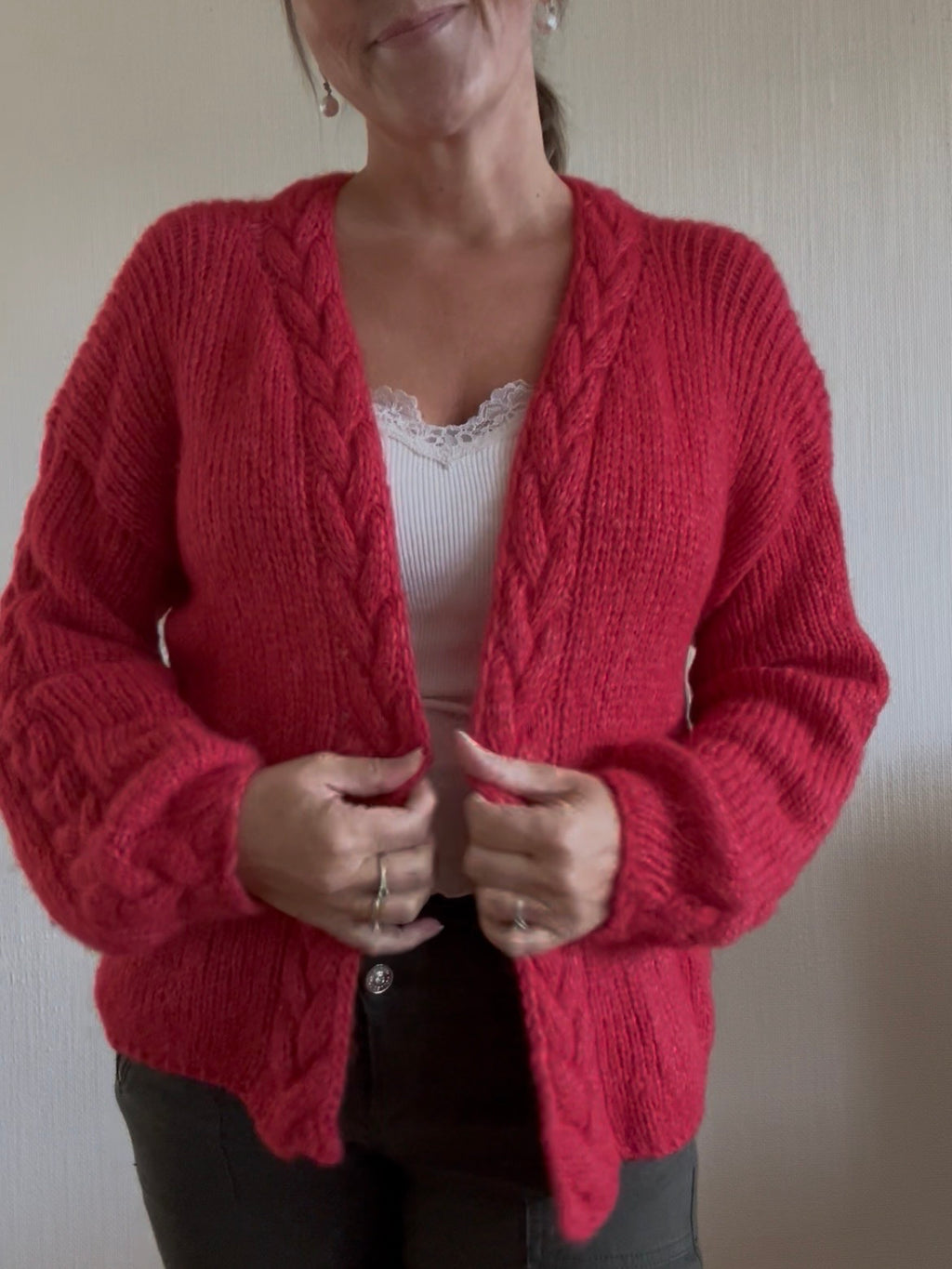 Snuggles Cable cardigan