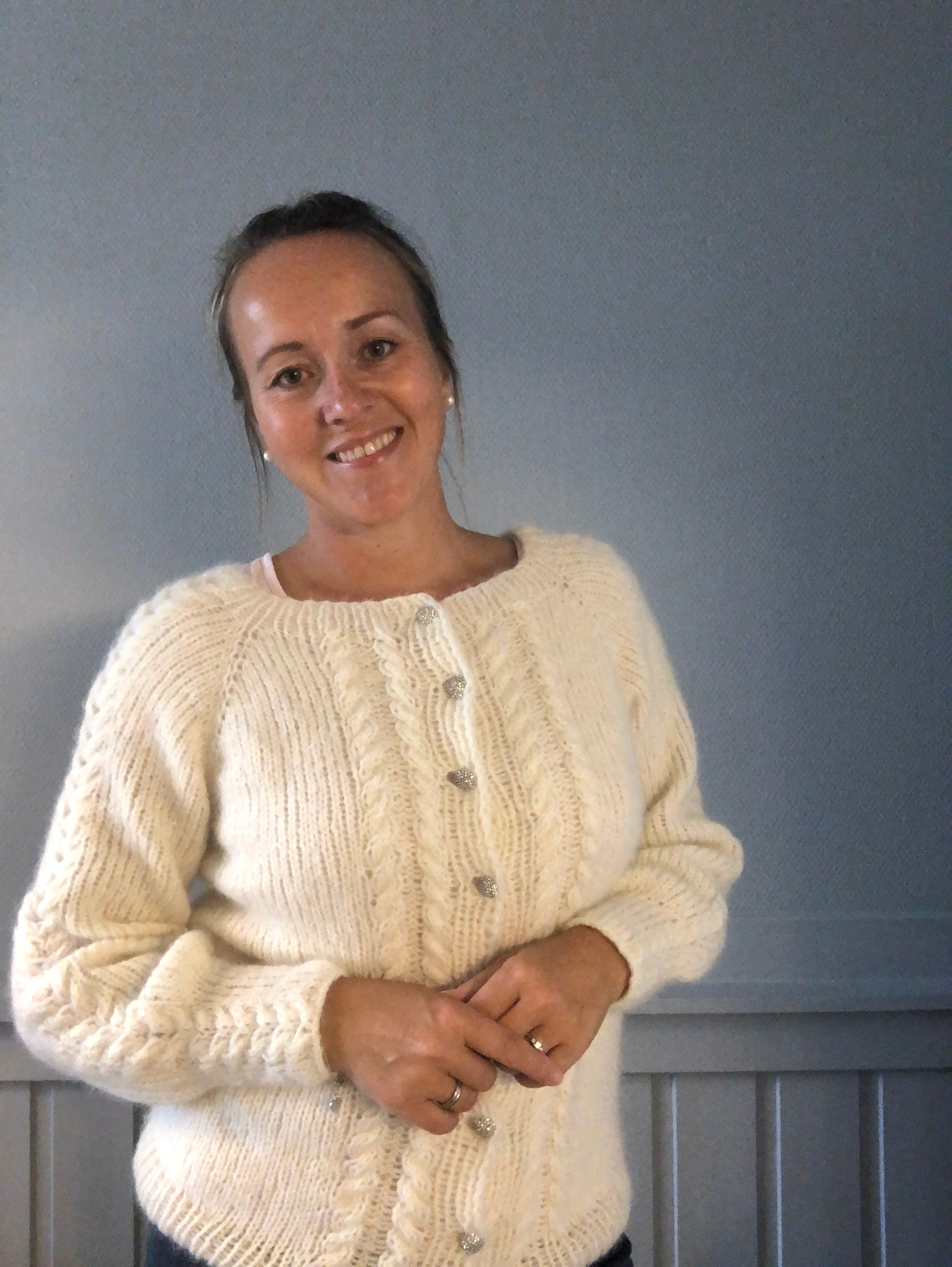 Airy flettecardigan