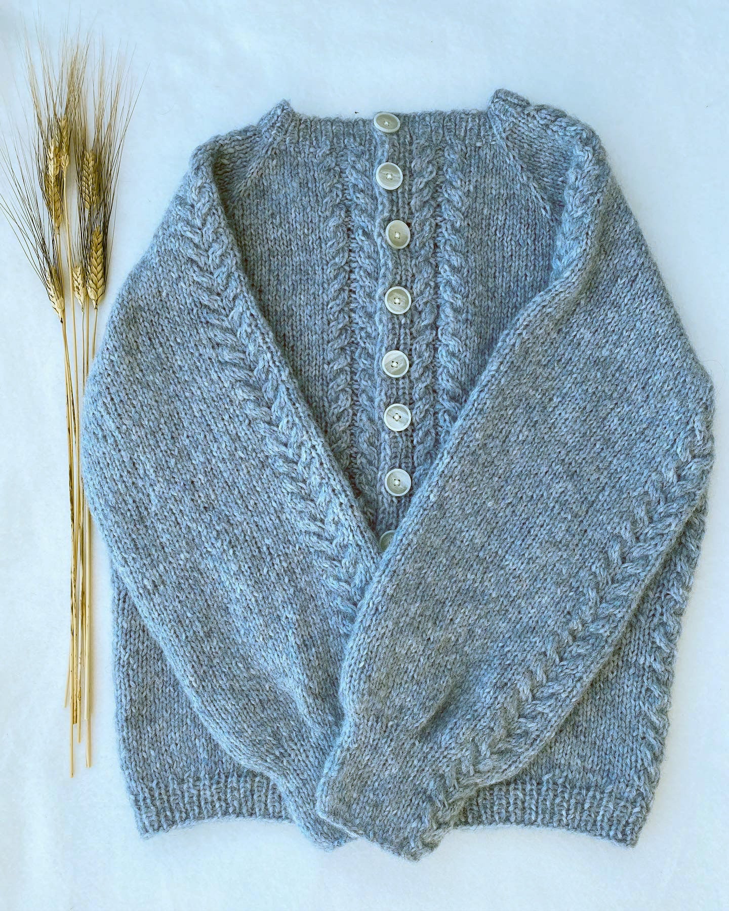 Airy flettecardigan