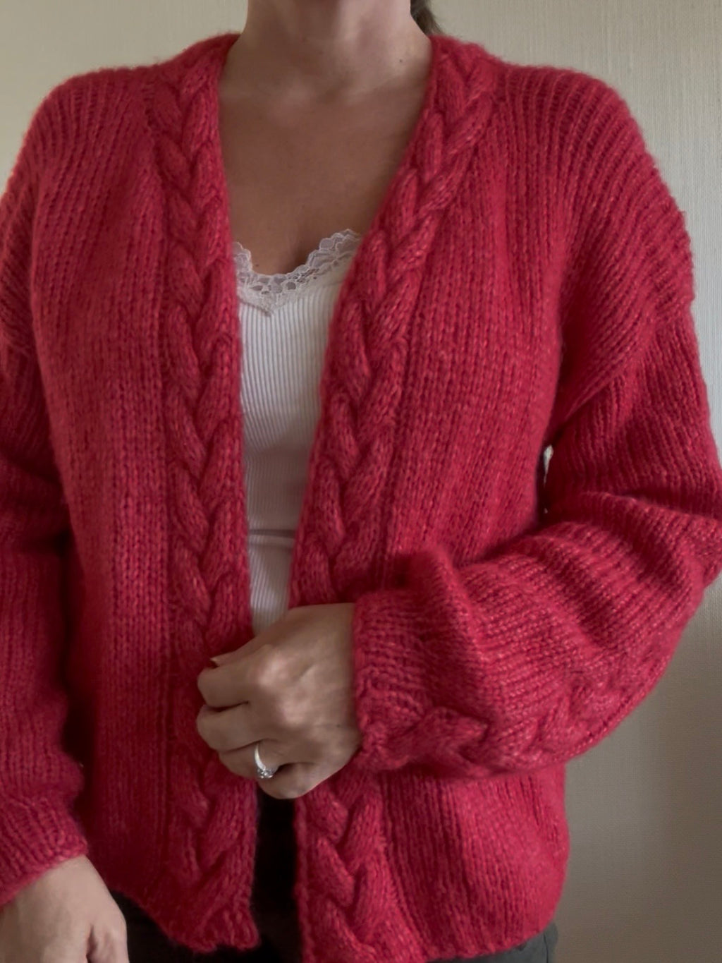 Snuggles Cable cardigan