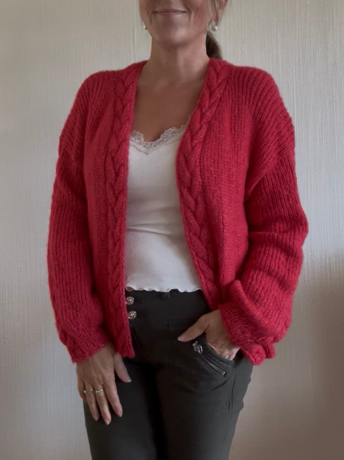 Snuggles Cable cardigan