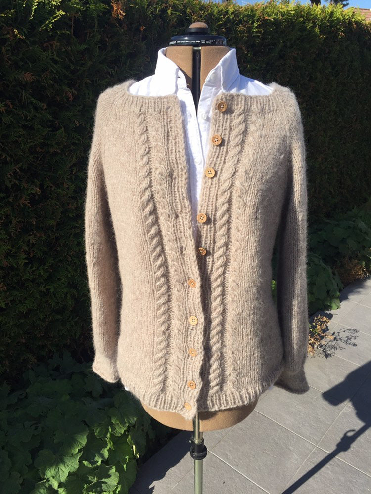 Airy flettecardigan