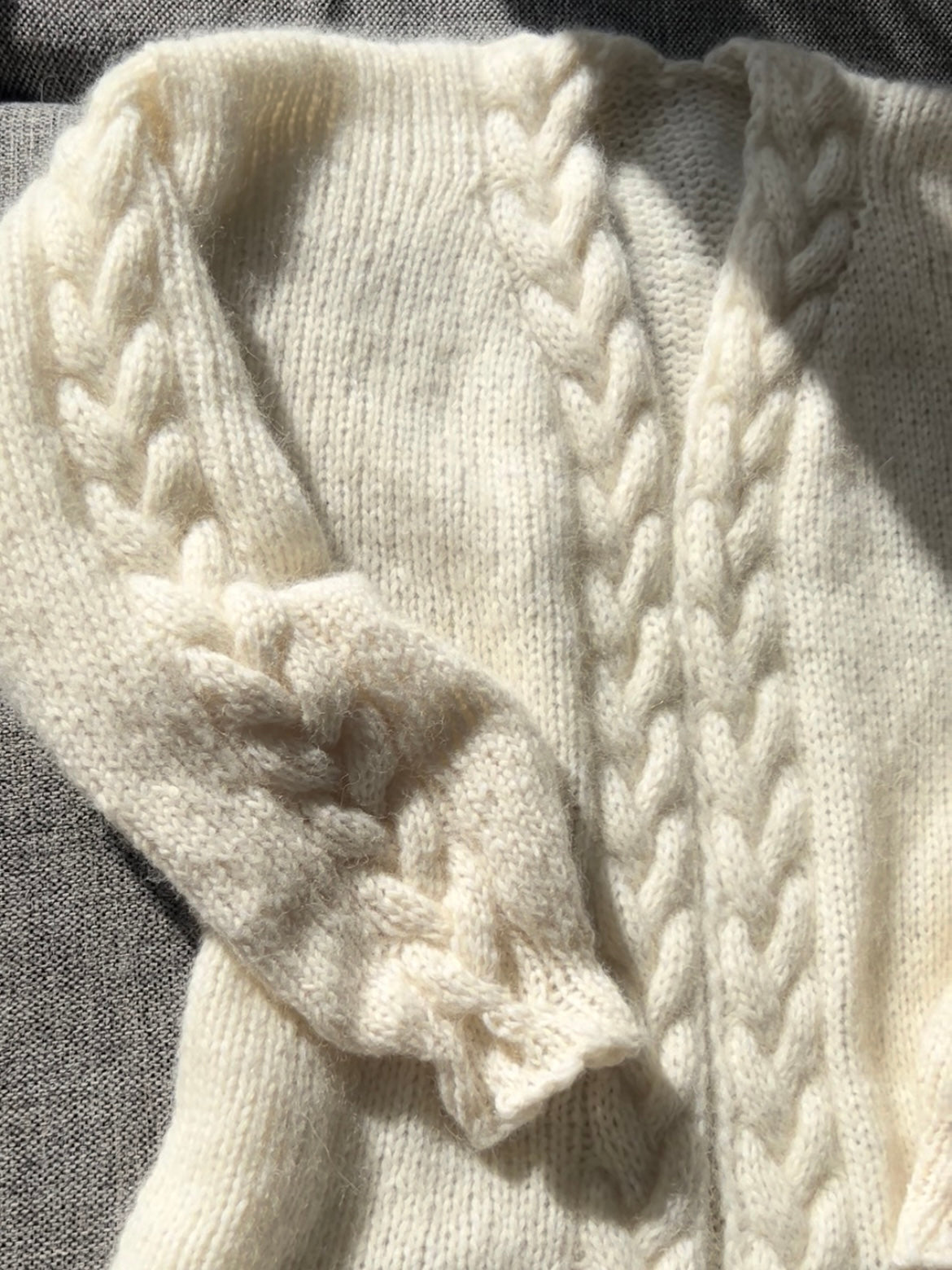 Snuggles Cable cardigan