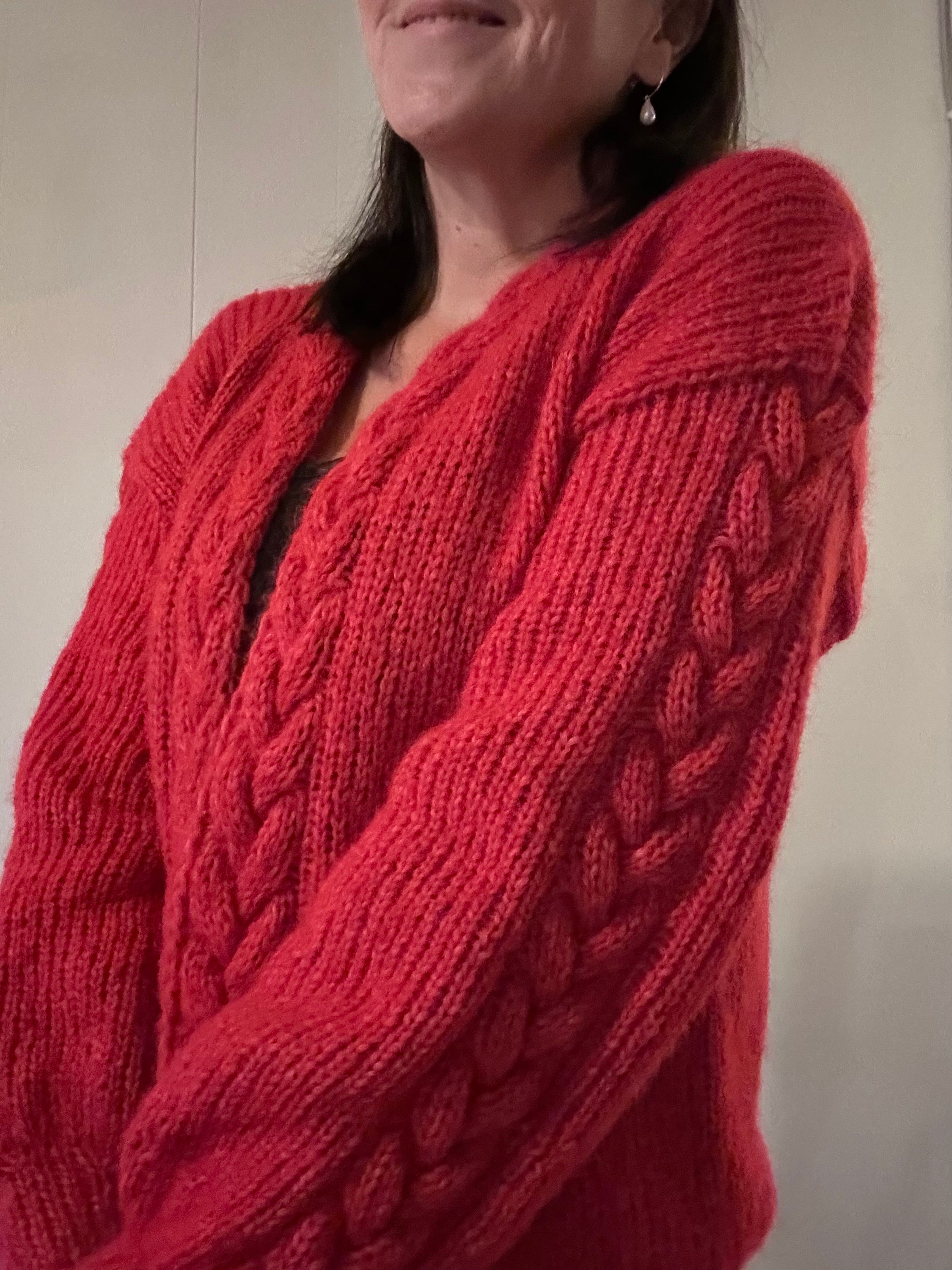 Snuggles Cable cardigan