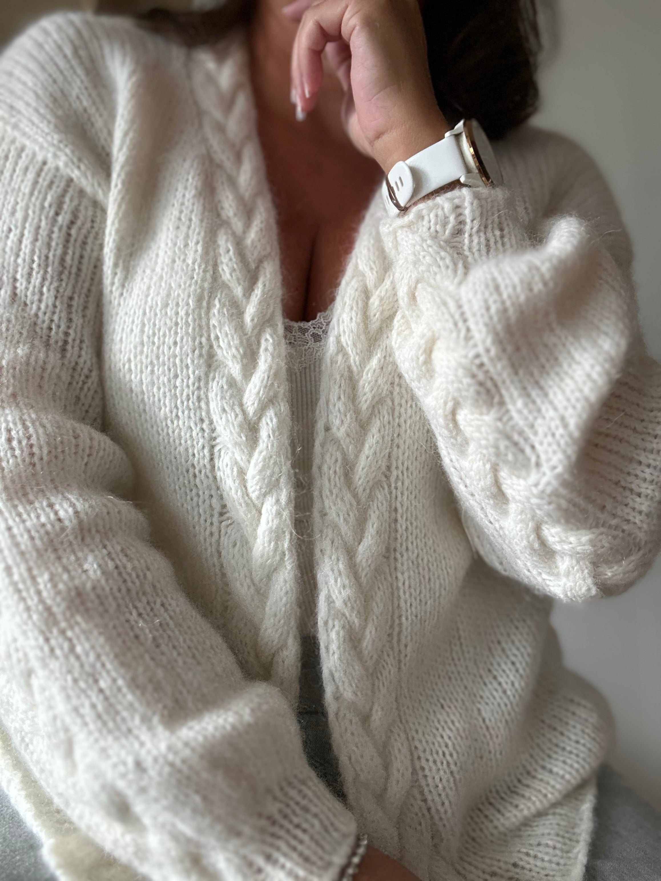Snuggles Cable cardigan