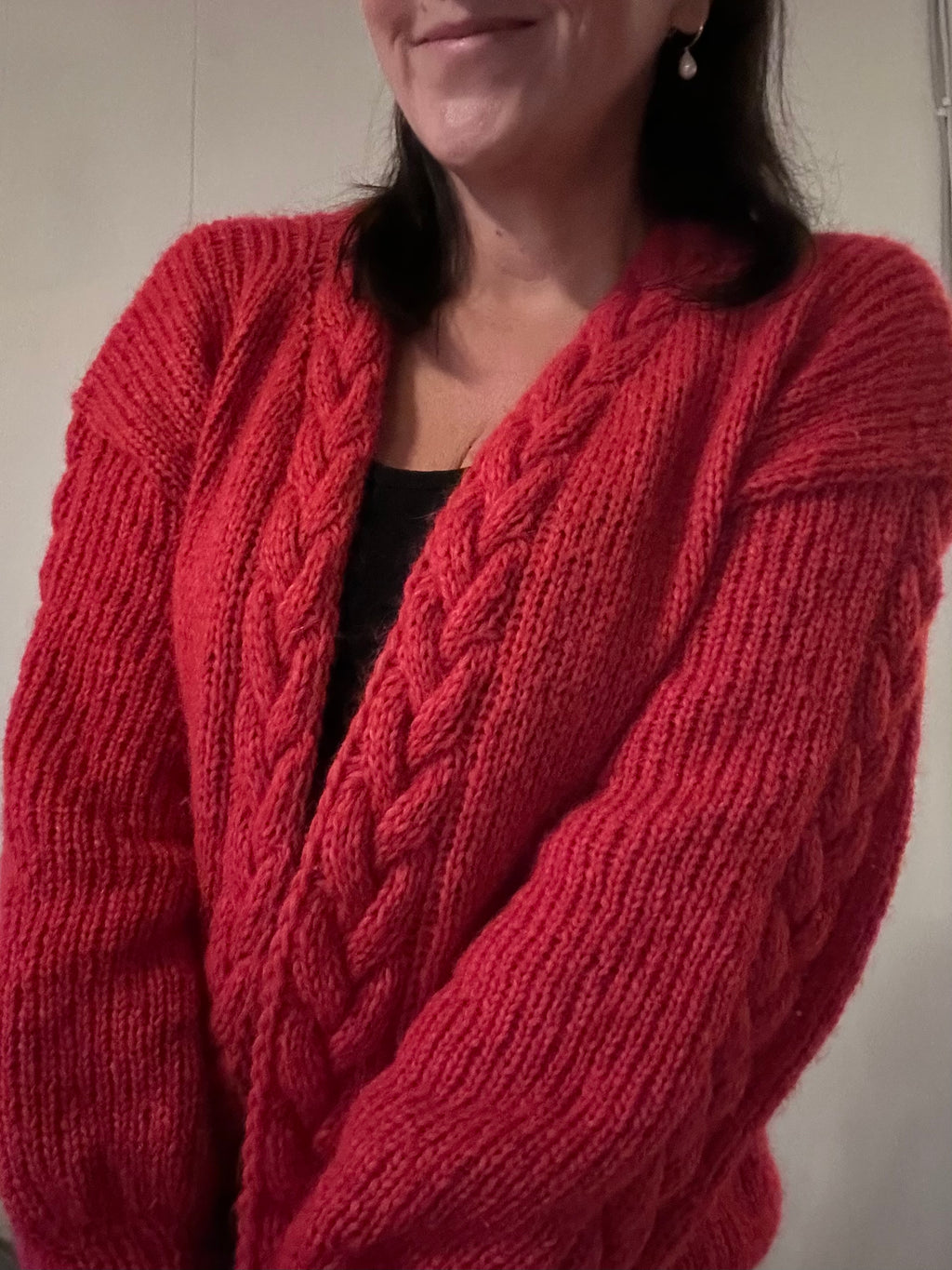 Snuggles Cable cardigan