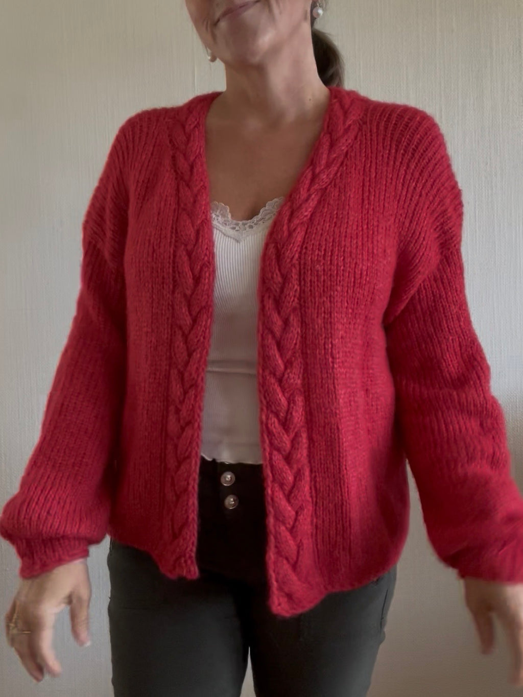 Snuggles Cable cardigan