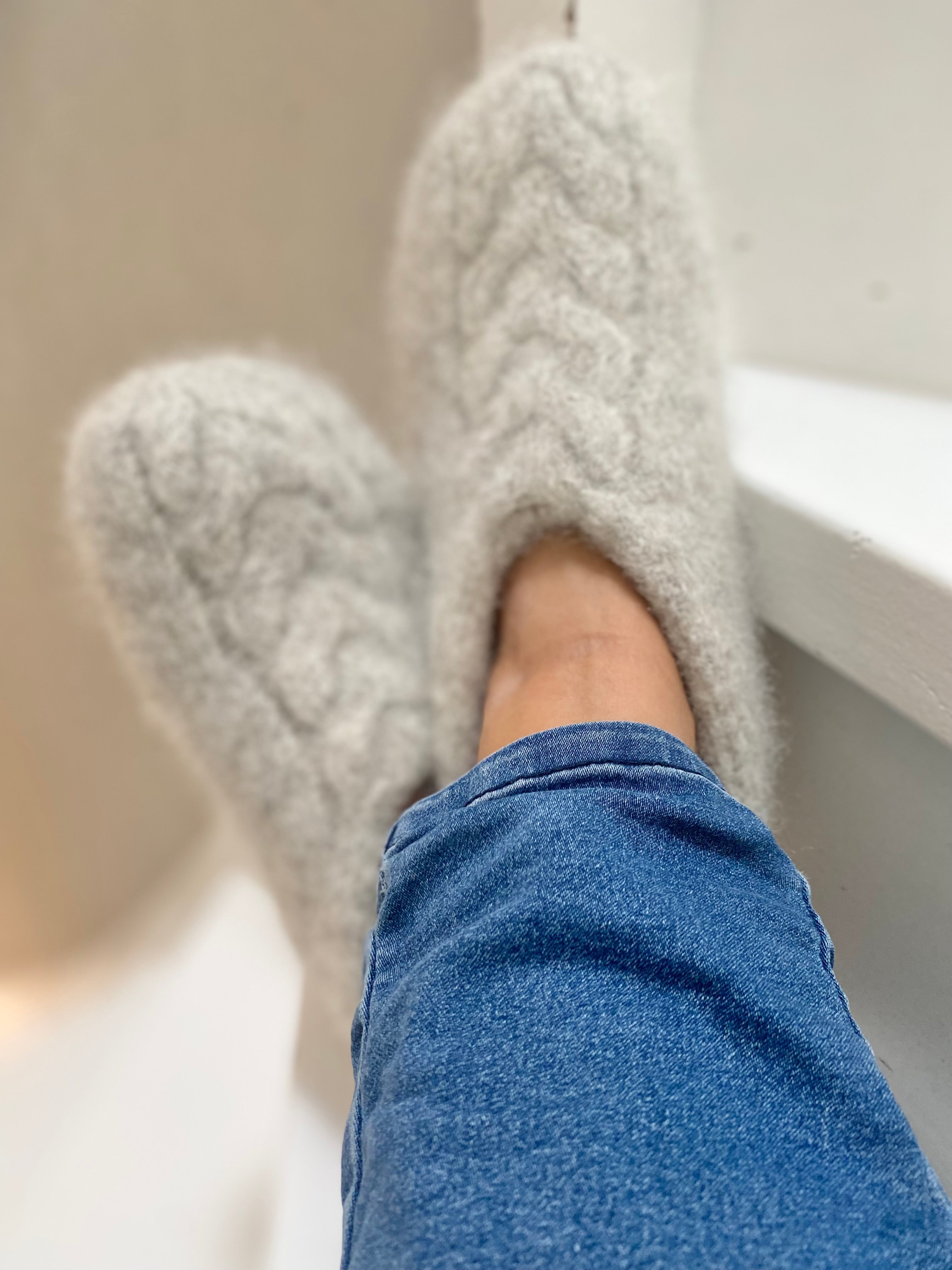 Heartshaped slippers
