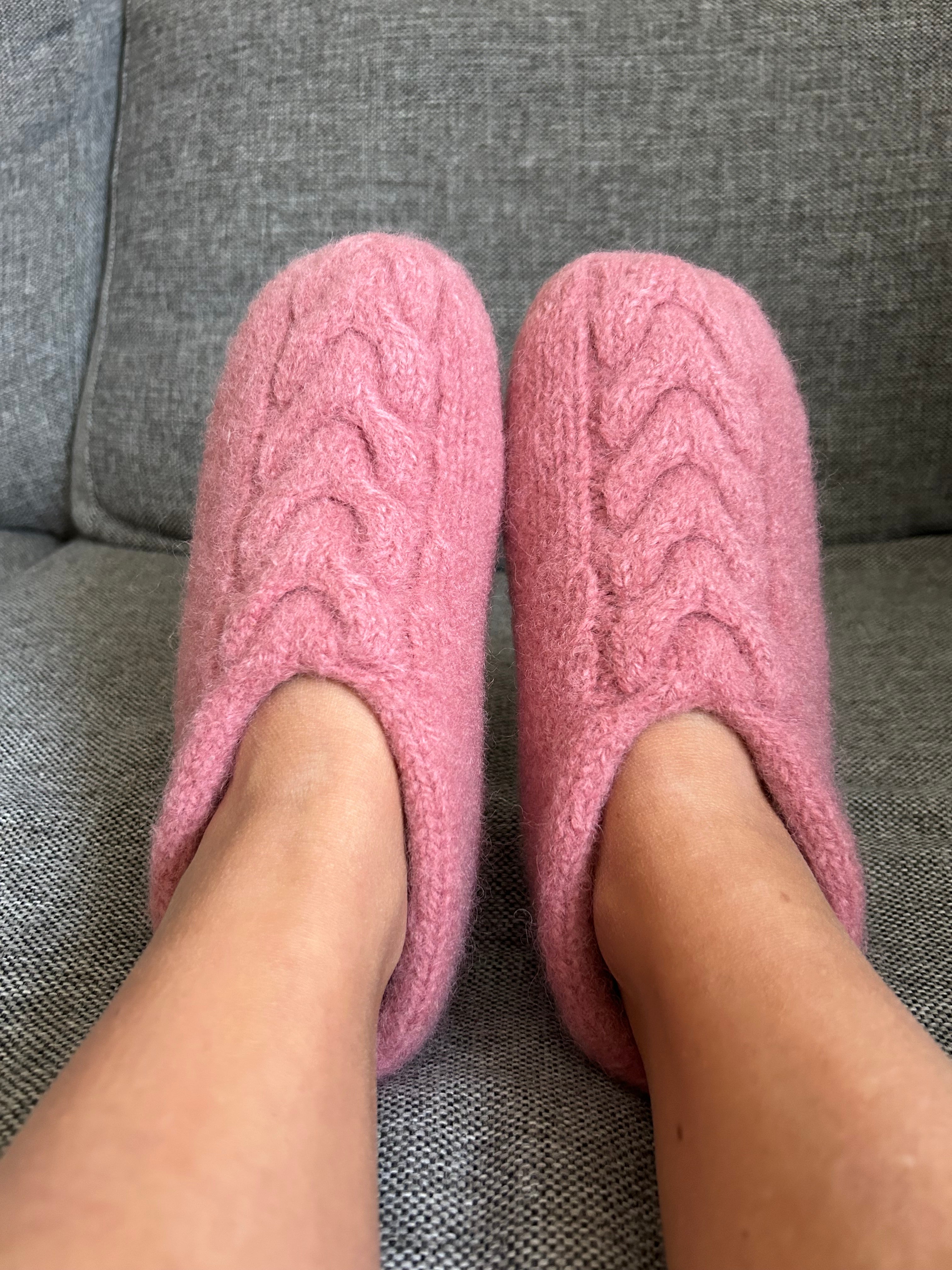 Heartshaped slippers