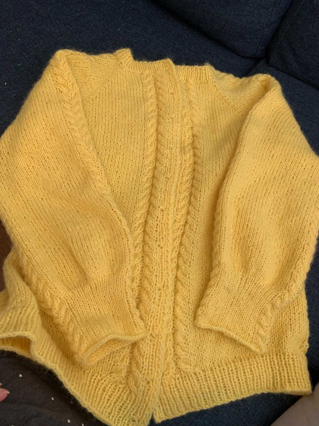 Airy flettecardigan