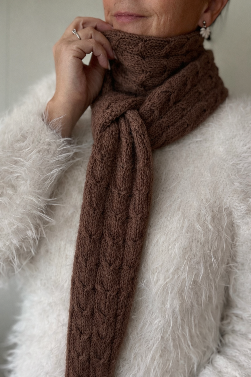 Chunky Heartshaped scarf