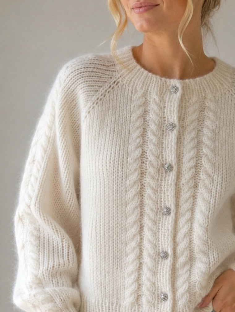Airy flettecardigan