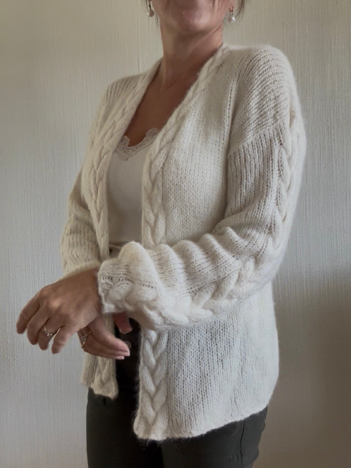 Snuggles Cable cardigan