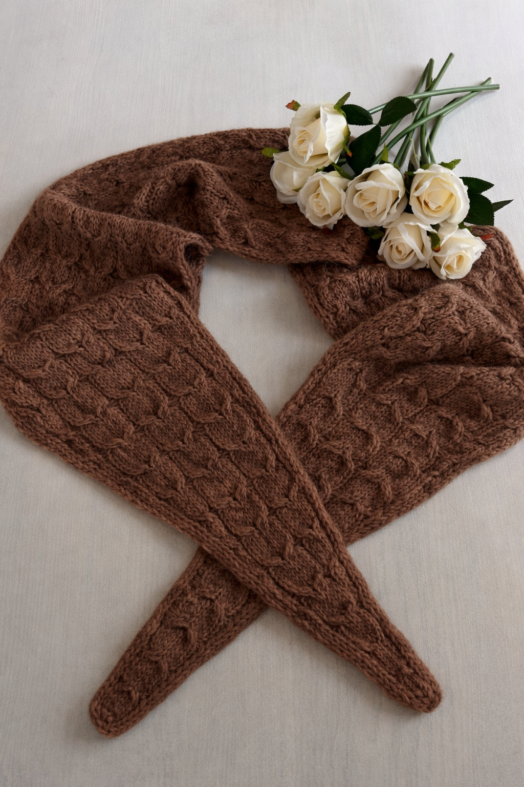 Chunky Heartshaped scarf