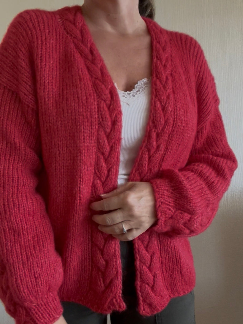 Snuggles Cable cardigan