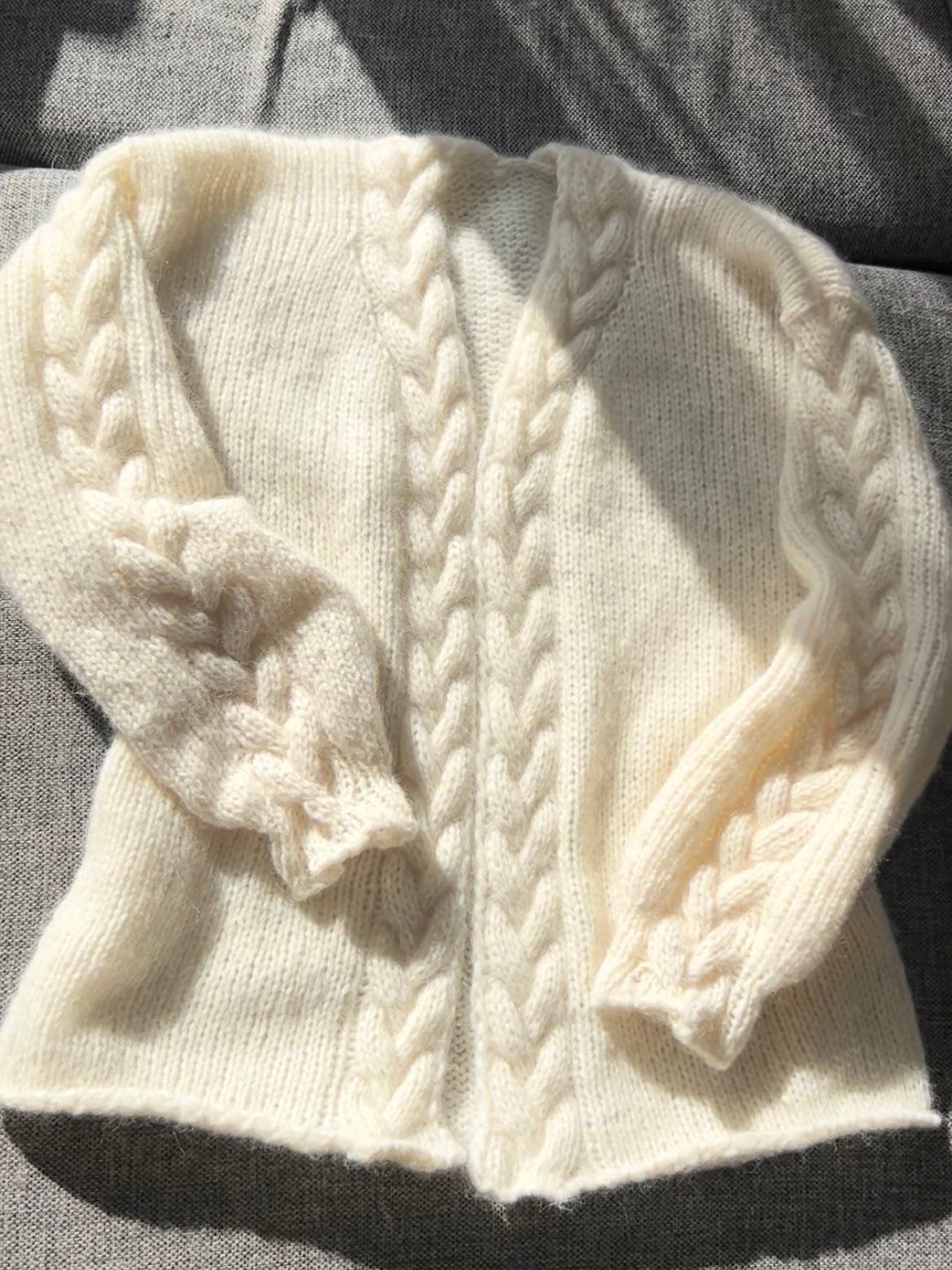 Snuggles Cable cardigan